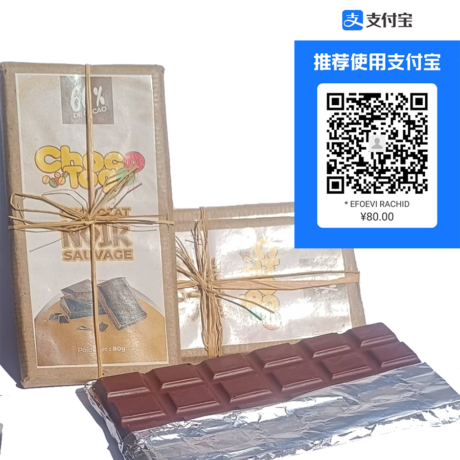 chocolat_expo_alladhine Choco Togo 70% Dark Chocolate | Pur cacao d’origine Togo - Image 1